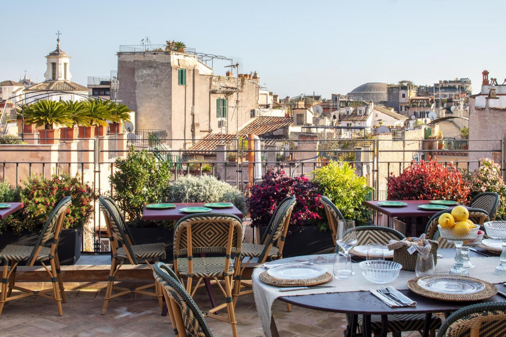 Hotel Adriano Rooftop ローマ エクステリア 写真