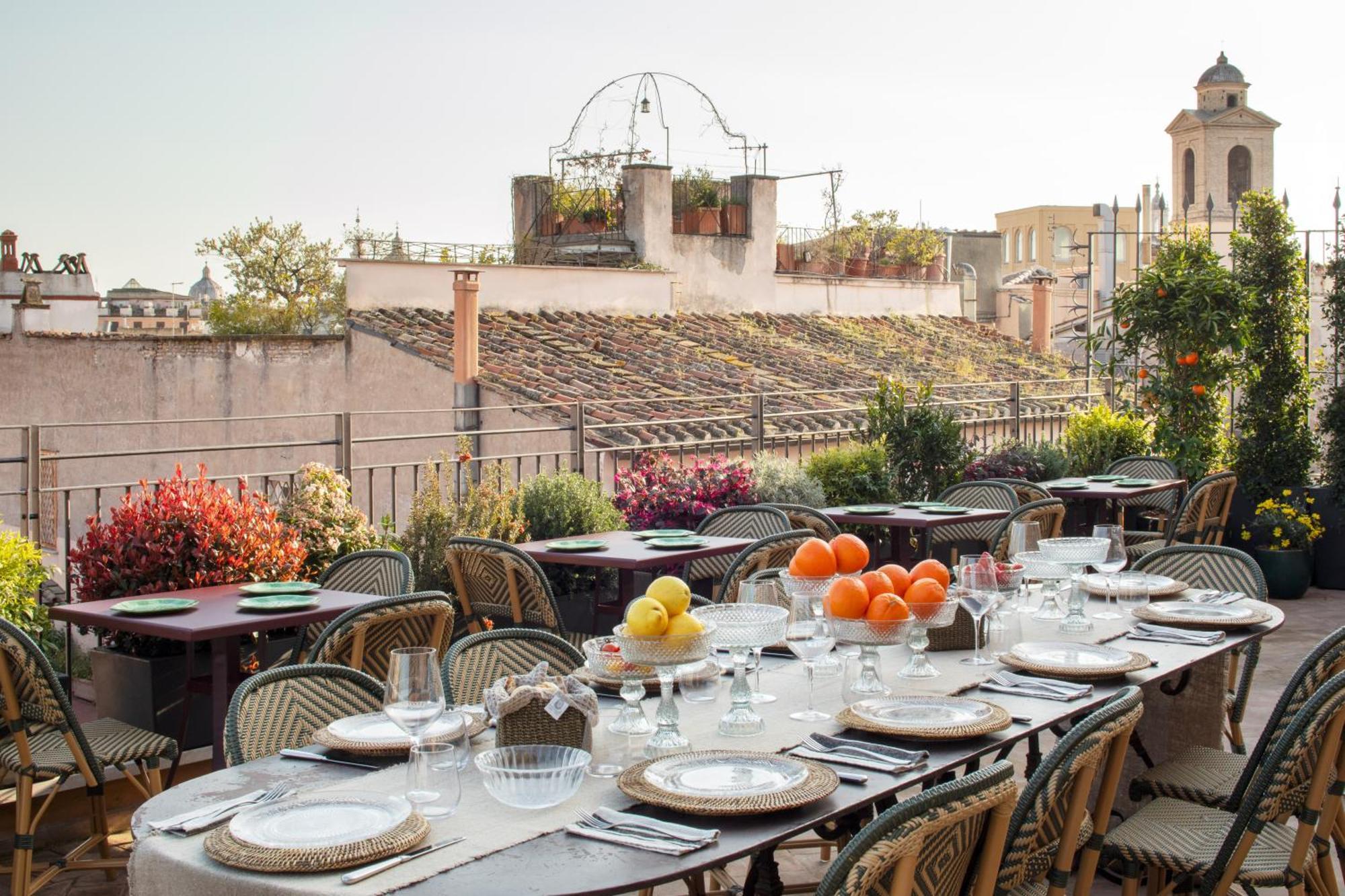 Hotel Adriano Rooftop ローマ エクステリア 写真