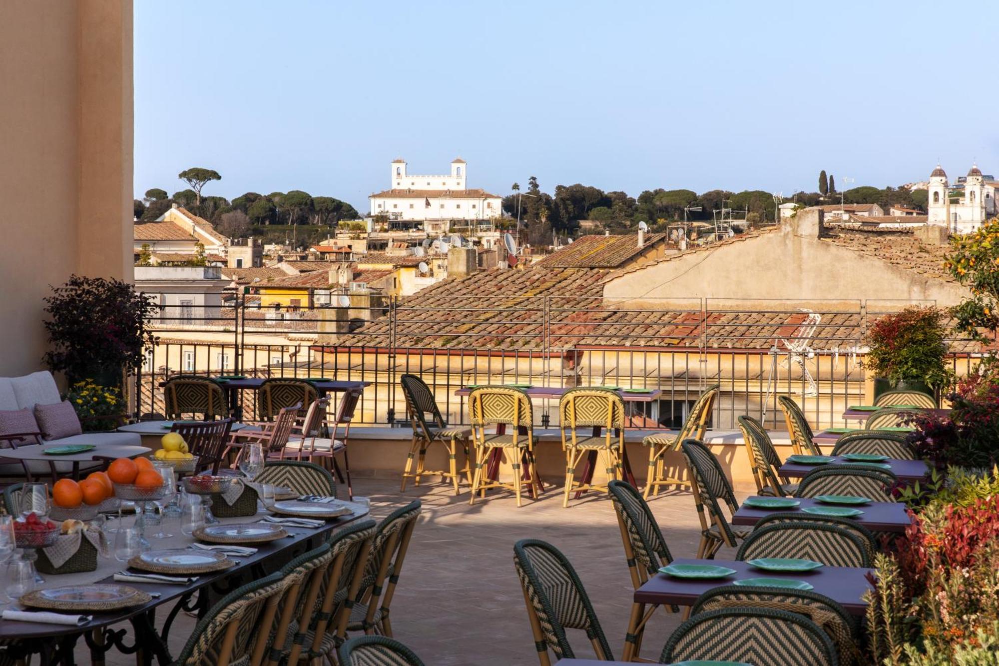Hotel Adriano Rooftop ローマ エクステリア 写真