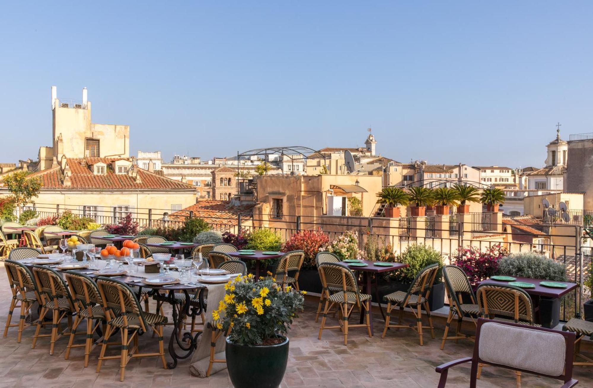 Hotel Adriano Rooftop ローマ エクステリア 写真